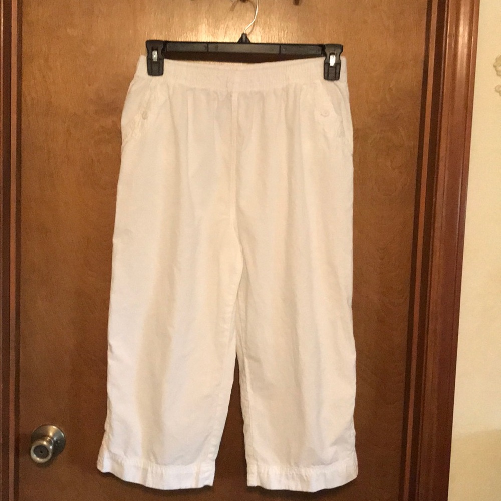Dressbarn Large Ladies 100% Cotton Capris